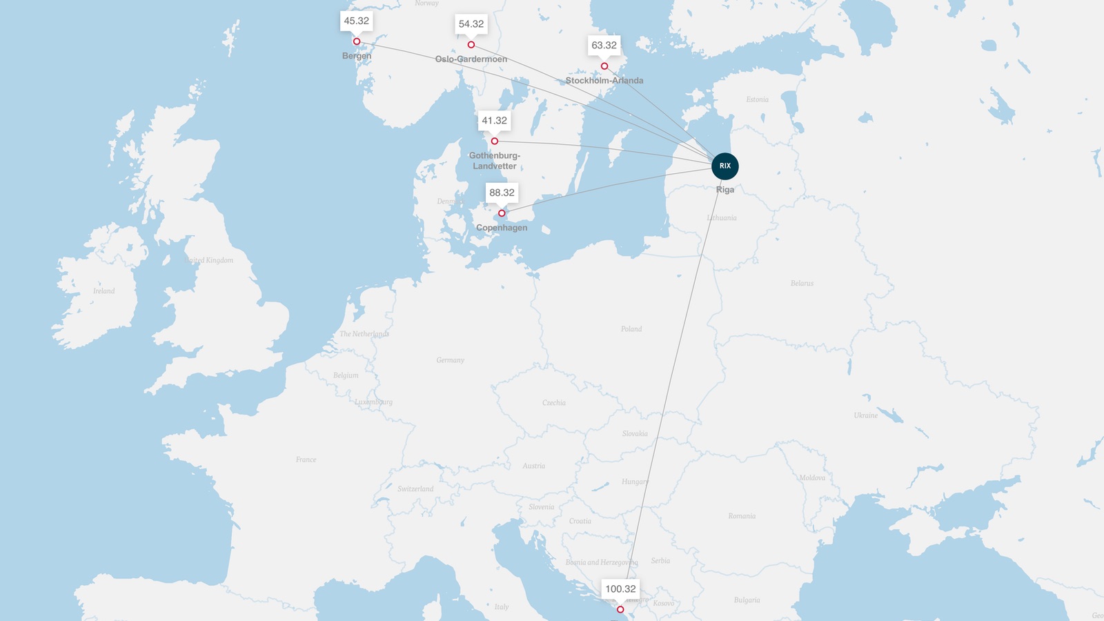 Norwegian tiešie lidojumi no Rīgas